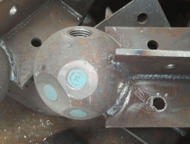 白山螺栓球球塞，网架配件